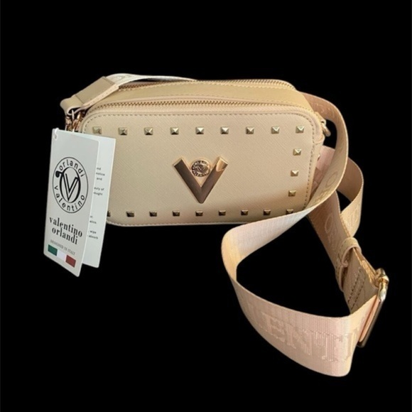 NWT Valentino Zip Canvas Exterior Bag. - Picture 1 of 5